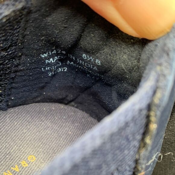 Cole Haan Navy Espadrille Slip-On Shoes size 8.5 nautical - Picture 11 of 11